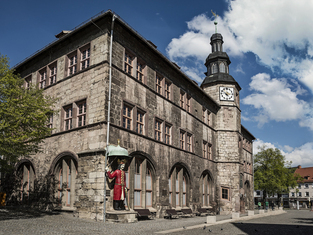 Nordhausen Rathaus u. Roland